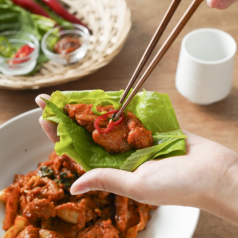 주식회사 더프레시에프앤비,[픽맛집] 춘천직배송 국내산 닭다리살 춘천닭갈비 1kg