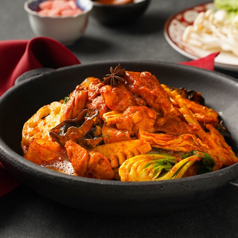 주식회사 더프레시에프앤비,춘천직배송 더담은 닭다리살 마라닭갈비 500g+500g